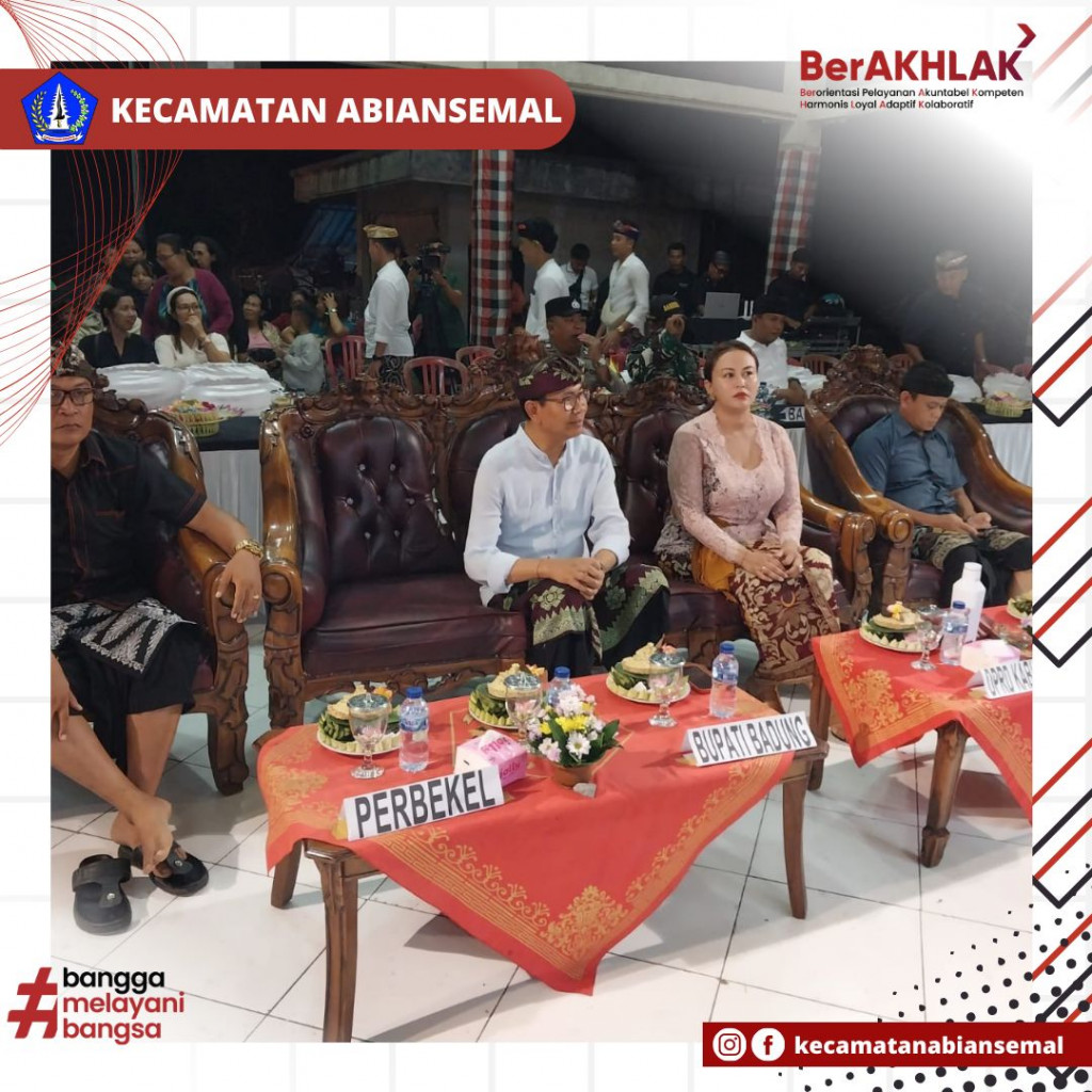 HUT ST Swakarya ke 53 di Br Keraman Abiansemal